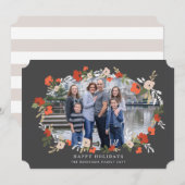 Carte de vacances florale d'Evelyn (Devant / Derrière)