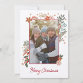 Carte de vacances florales scandinaves (Devant)