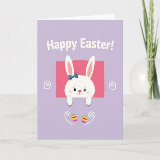 Carte de vacances Fluffy Friend (Devant)