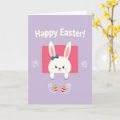 Carte de vacances Fluffy Friend (Fleur jaune)