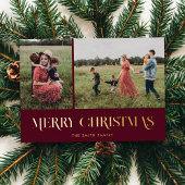 Carte de vacances Foil