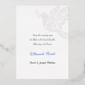 Carte de vacances Foil (Verso)