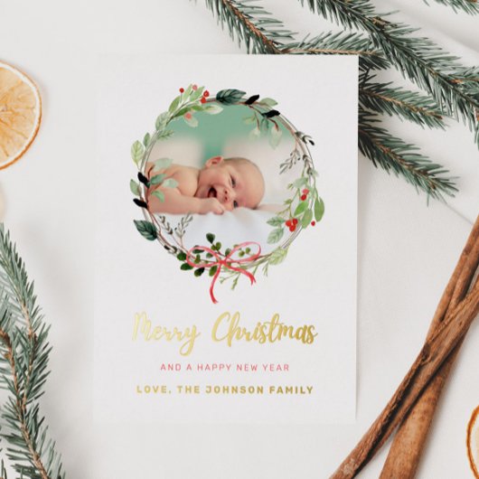 Carte de vacances Foil Foil