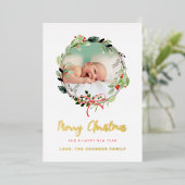 Carte de vacances Foil Foil (Debout devant)