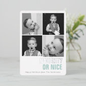 Carte de vacances Foil Foil 4 Photos (Debout devant)