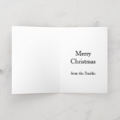 Carte de vacances Foil pliée (Couchage intérieur)