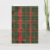 Carte de vacances Foil pliée (Verso)