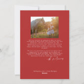 Carte de vacances Formelle Wreath and Christmas Be (Dos)