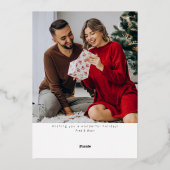 Carte de vacances Foyer Noël (Verso)