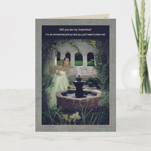 Carte de vacances Frog Prince Valentine (Devant)