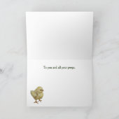 Carte de vacances Funny Hog (Intérieur)