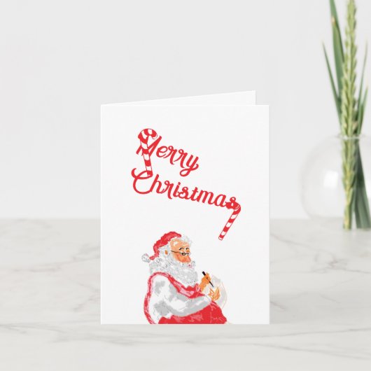 Carte de vacances G : Joyeux Noël (Devant)