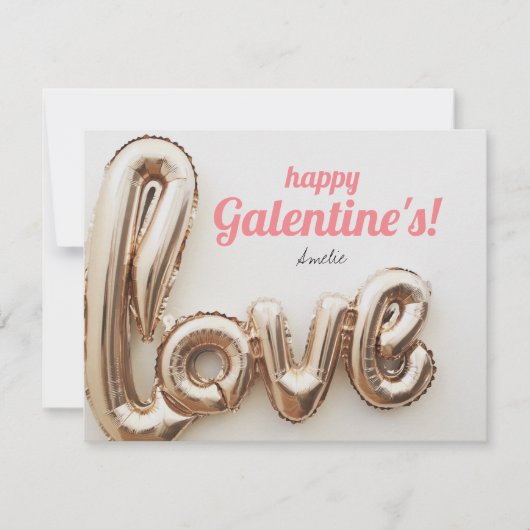 Carte de vacances Galentine joyeuse (Devant)