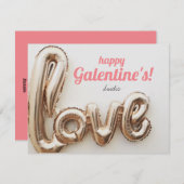 Carte de vacances Galentine joyeuse (Devant / Derrière)