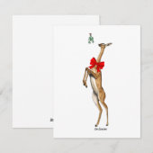 Carte de vacances Gerenuk (Devant / Derrière)