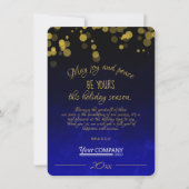 Carte de vacances Gold, Dark Blue Company (Devant)