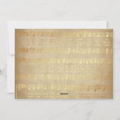 Carte de vacances Gold Holly Joyeuses Fêtes (Dos)