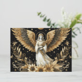 Carte de vacances Golden Angel Flat (Debout devant)