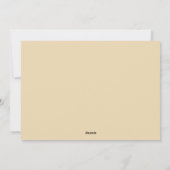 Carte de vacances Golden Angel Flat (Dos)