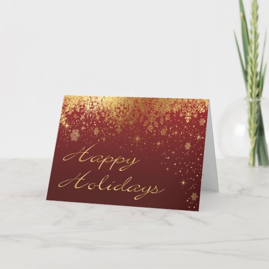 Carte de vacances Golden Sparkle (Devant)