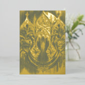 Carte de vacances Gothique Arch Gold Foil (Debout devant)