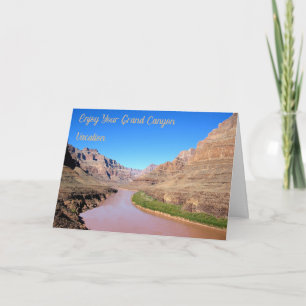 Carte de vacances Grand Canyon avec image