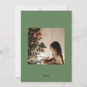 Carte de vacances Green Christmas Tree (Dos)