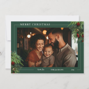 Carte de vacances Green Flat avec photo
