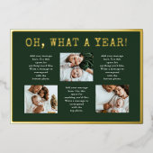 Carte de vacances Green What An Foil (Recto)