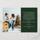 Carte de vacances Green What An Foil (Verso)