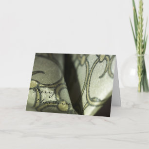 Carte de vacances, grues de papier