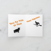 Carte de vacances : Halloween (Intérieur)