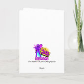 Carte de vacances Halloween fantôme mignon (Dos)