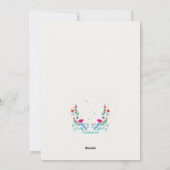 Carte de vacances Hanoukka Flat Blessed (Dos)