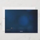 Carte de vacances Hanoukka Star of David Moving (Dos)