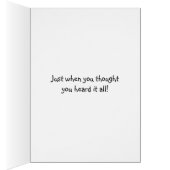 Carte de vacances Happy Dog Farting Awareness (Intérieur (Droit))