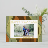 Carte de vacances Happy Kwanzaa Single Photo Foil (Debout devant)