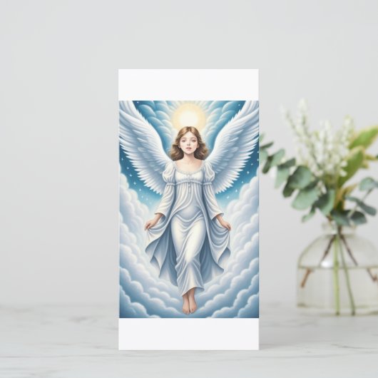 Carte de vacances Heavenel Angel Flat (Debout devant)