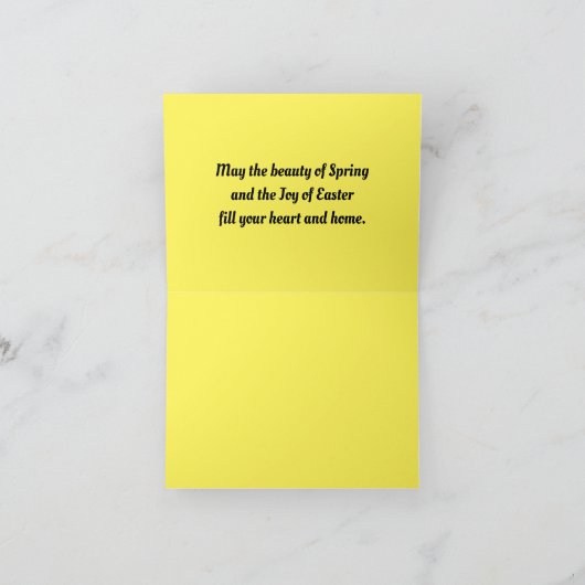 Carte de vacances Hen Avec Chicks (Intérieur)