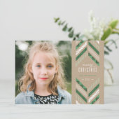 Carte de vacances Herringbone Band - Clover (Debout devant)