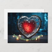 Carte de vacances Heureuse Sainte-Valentin cadeau  (Devant / Derrière)