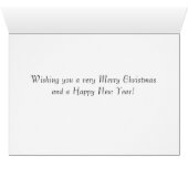 Carte de vacances 'hiver Abstrait' - Noël (Intérieur Horizontal (Bas))