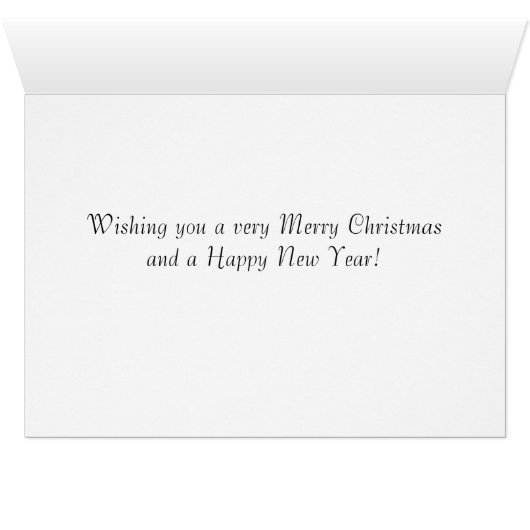 Carte de vacances 'hiver Abstrait' - Noël (Intérieur Horizontal (Bas))