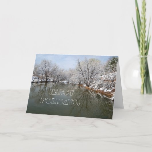 Carte de vacances hivernales (Devant)