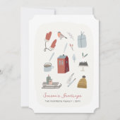 Carte de vacances hivernales de la saison (Devant)