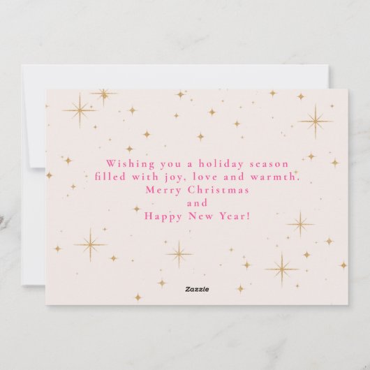 Carte de vacances horizontale plate Nutcracker (Dos)