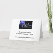 Carte de vacances Howling Wolf (Dos)