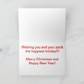 Carte de vacances Howling Wolf (Intérieur)