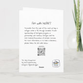 Carte de vacances Jolly Snowperson (Dos)