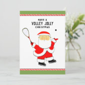 carte de vacances joueur de squash (Debout devant)